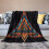 Southwest Abstract Throw Blanket Red Brown 40x50 inch 6