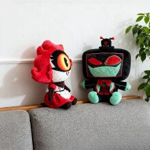 Hazbin Hotel Plüschtier – Niedliche Teufelsfigur, Dekoratives Sammlerstück für Kinder und Fans (1 Stück)