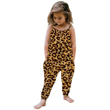 Børne Romper Baby Drenge Piger Uafhængighedsdag Tøj Børn Sommer Rygløs Romper Slynge Ærmeløs Kort Jumpsuit Brun