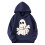 Moletom infantil com capuz e estampa de Halloween. 1