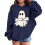 Mädchen Langarm-Kapuzenpullover, dicker Grafik-Hoodie, süßer Pullover, Kinder-Hoodie 2
