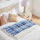 Κουβέρτα Sherpa Plaid (60"x70"), Μπλε Αφράτη, Χνουδωτή, Μαλακή Φλις Κουβέρτα από Μικροΐνες 5