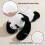 Peluche Panda Réaliste 30 cm 3