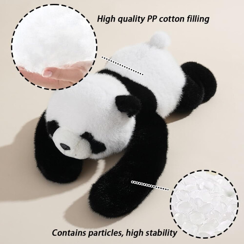Peluche Panda Réaliste 30 cm 2