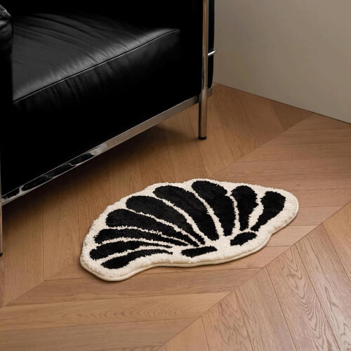 Διακόσμηση Δωματίου Y2K Cool Rugs Αισθητικό Ασπρόμαυρο Μοντέρνο Χαλί για Υπνοδωμάτιο 2