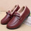 Χειμερινές μπότες slip-on για γυναίκες, μπότες με επένδυση fleece, ζεστές, φλατ φλις, 4