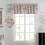 Cortina blackout com estampa floral marrom sálvia 52x18 polegadas 2