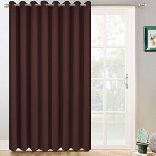 Blackout Drapes for Sliding Glass Door Chocolate Brown