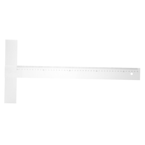 Régua T OUNONA em acrílico para trabalhos manuais, leve e precisa, 45,7 cm (18 polegadas). 2