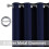 Navy Blackout Curtains 52x84 in, 2-Pack Grommet Top 3
