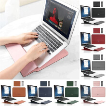Brašna na notebook pod 5 dolarů! Univerzální pouzdro na notebook Xqxayjr s nastavitelným stojanem, kožené pouzdro 13-14 palců pro ochranu
