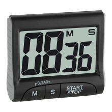 Timer da cucina con display magnetico, allarme sonoro e cordino, ideale per cucinare, per insegnanti, studenti, giochi, bambini e riunioni.