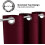 Tende oscuranti con occhielli, 42x63 pollici, set da 2 3