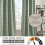 Πάνελ κουρτίνας Anaheim Plaid, με επένδυση από φλις, 50" Π x 108" Μ 4