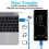 Φωτιζόμενο καλώδιο USB-C σε USB-C, καλώδιο γρήγορης φόρτισης LED 3A συμβατό με 3