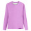 Polyester-Langarmhemden für Damen, Rundhalsausschnitt, einfarbig, elegant und lässig 3