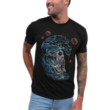 Miesten Space Rippin -graafiset t-paidat, koko S - 4XL