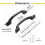 Cabinet Pulls Brushed Nickel 3 inch 20-Pack 3