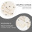 Christmas DIY Tags Kraft Paper Black Snowflake 100 Pcs 5