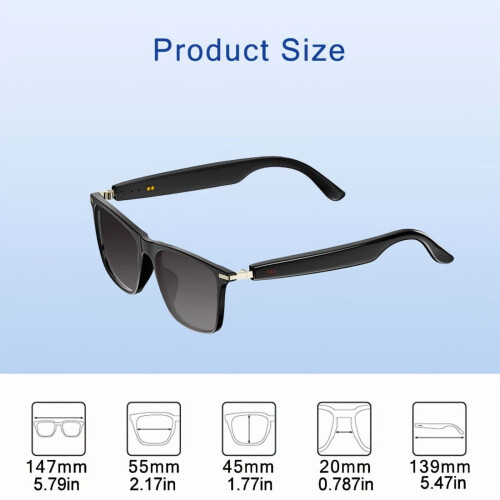 Draadloze Bluetooth-bril met HiFi-geluid en UV-filter 2