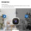 1080P HD WiFi Indoor Security Camera with 2-Way Audio, Night Vision, Motion Detection, App Control – Compatible with iOS/Android 5