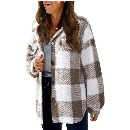 Vinterjackor för kvinnor Höst- och vintermode Lång trenchcoat Rak kofta Knappficka Ytterjacka 2