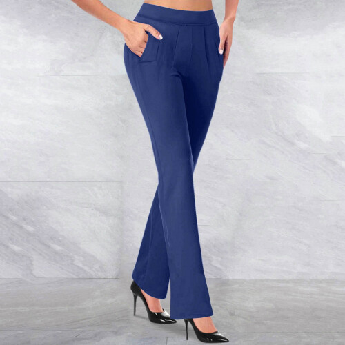 Παντελόνι γιόγκα VERUGU Bootcut για γυναίκες, ψηλόμεσο, με έλεγχο κοιλιάς, φαρδύ 1