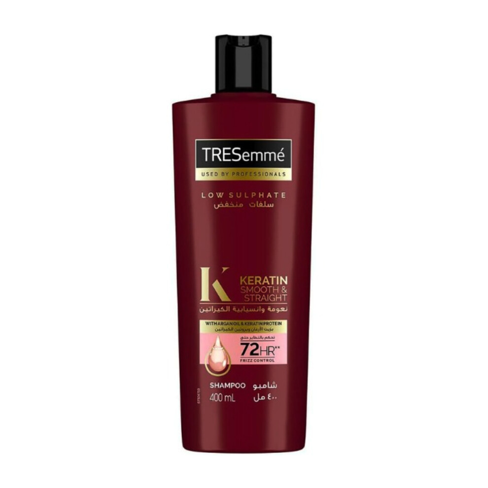 Tresemme Keratin Smooth & Straight Shampoo | Nourishes & Strengthens hair |Improves Hair Softness - 400ml