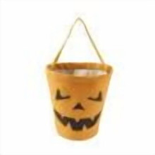 Halloween-karkkikassi kankaalle, kurpitsakuvio