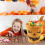 Τσάντα Tote με καραμέλες για το Halloween σε καμβά με σχέδιο κολοκύθας 2