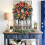 Artificial Fall Wreath – Rustic Pumpkin Rose Berry Design 4