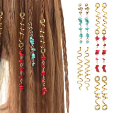 8 rote Haarspangen, leichtes Design, keine Belastung der Kopfhaut, Haarschmuck für Zöpfe und natürliches Haar, auffällige Haarspangen und
