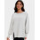 Damen Oversized Langarm-Pullover-Sweatshirts mit Rundhalsausschnitt 1
