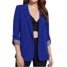 Damenblazer, lässige, einfarbige Langarm-Blazer, Cardigans, Anzugjacken, Langarm-Tops im Ausverkauf