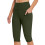Dames wandelcapri's, sneldrogende, effen cargo cropped yogabroek 1