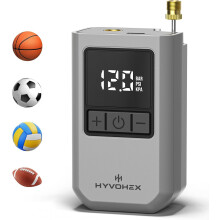 Pompa a sfera elettrica portatile con display a LED e indicatore di pressione