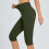 Dames wandelcapri's, sneldrogende, effen cargo cropped yogabroek 2