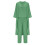 Completi da 2 pezzi per donna, Completi da donna, Completi da 2 pezzi morbidi e comodi per donna, Magliette girocollo, Pullover, Verde, 4XL 8