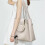Γυναικείο σετ τσάντας ώμου Vintage Tote & ασορτί τσαντάκι, μπεζ, 3 τεμάχια 6