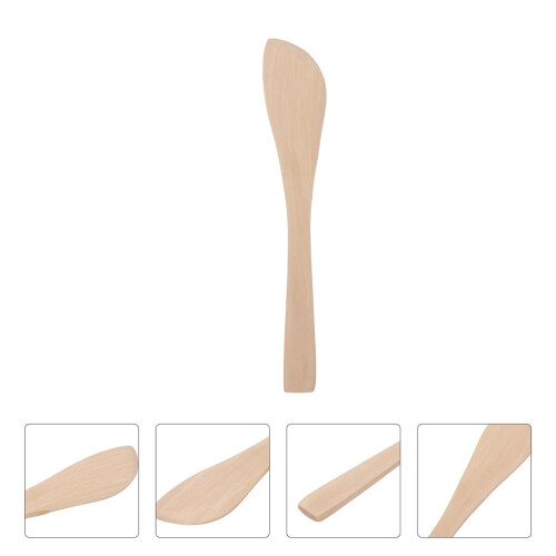 Cuchara de madera para untar mantequilla (15 unidades) 2