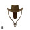 Πώμα κρασιού σιλικόνης, Western Cowboy καπέλο, αδιάβροχο καπάκι μπουκαλιού κρασιού 7