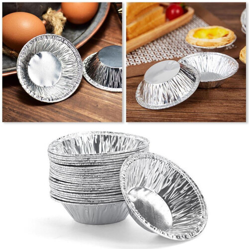 Mini stampini per crostatine in alluminio (100 pezzi) 1