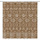 Perdea de duș boho alb-negru – model geometric tribal 1