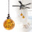 Crystal Ice-Cracked Ball Fan Pull Chain 21 in 4