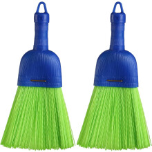 Balai à main en fibres de polypropylène avec trou de suspension pour le nettoyage intérieur des porches, sols, terrasses et allées. Idéal pour