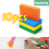 Herbruikbare siliconen afwassponsjes, 10 stuks 1
