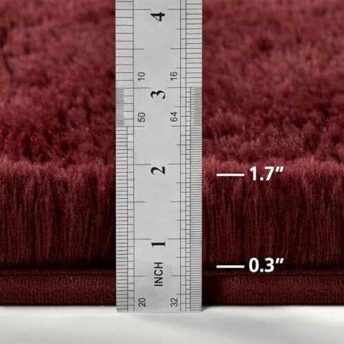 Shag Area Rug4x6 – Εξαιρετικά μαλακό βελούδινο χαλί για σαλόνι, υπνοδωμάτιο, παιδικό 1