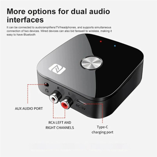 5.3 Audio Receiver NFC 3.5mm AUX  Adapter for Stereo Receiver 1