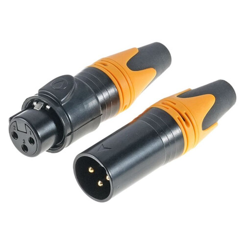3-Pronged Waterproof Xlr Microphone Audio Plug Xlr Balanced  Female Thread  Shell, D 2