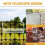 Laundry Room Clothes Drying Rack Silver Stainless Steel 1Set 6